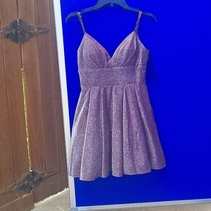 Junior Purple, Sparkly Dress